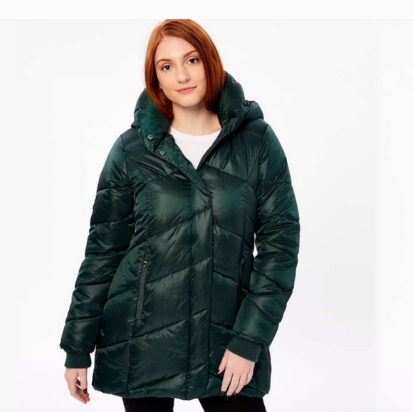 NWOT "STEVE MADDEN" GREEN PUFFER JACKET SZ XL - Picture 5 of 11